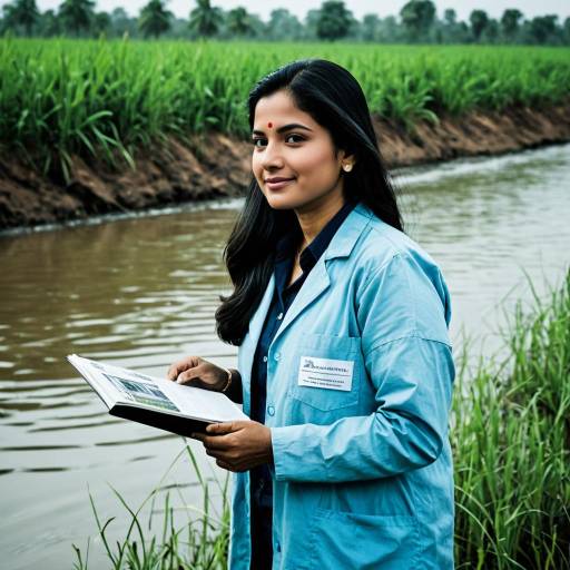 Indian Hydrologist in Field Study