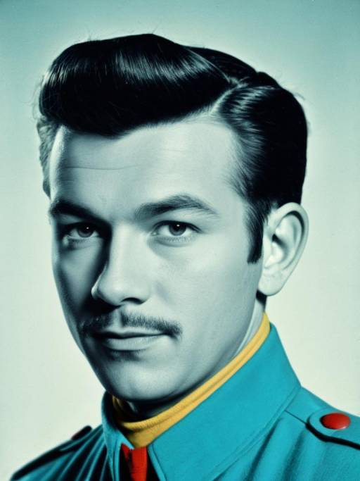 Man in Tintin Costume Close-up Portrait