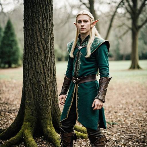 Enchanted Elven Boy in Nature