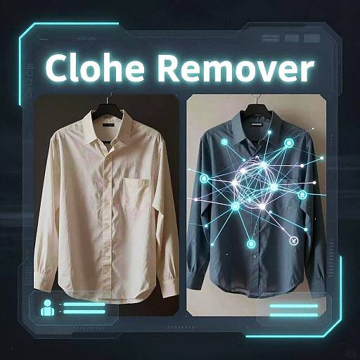 AI Clothes Remover Concept Art