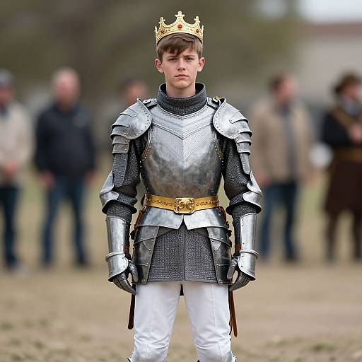 Kings Guard Armor with Crown