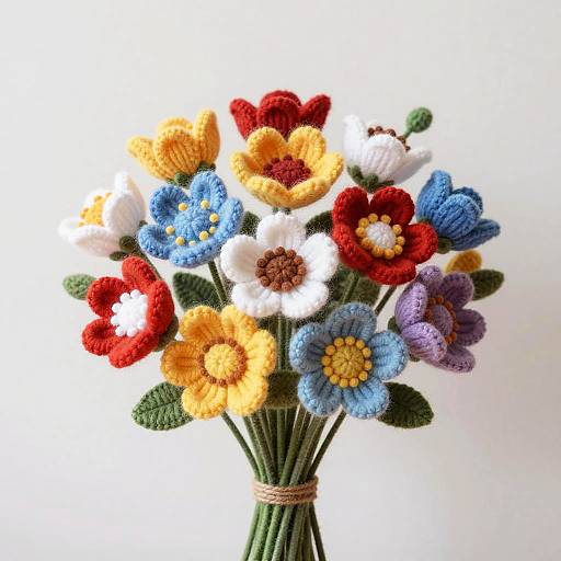 Hyperrealistic Wool Flower Bouquet