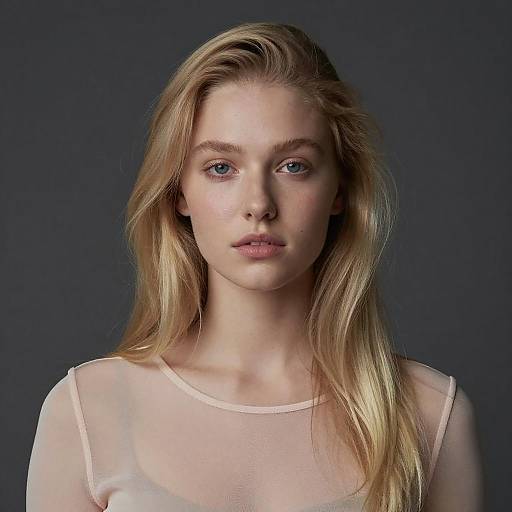 Portrait of a Young Blonde Woman