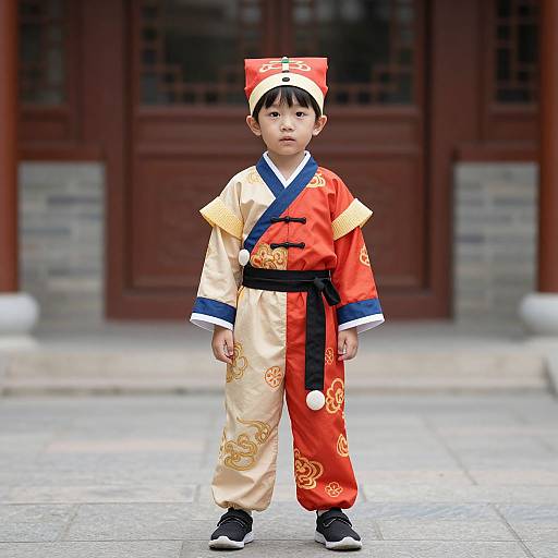 Child in Traditional Chinese Costume