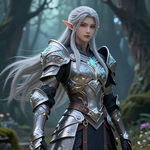 Hyper-Realistic Fantasy Elf Warrior Avatar