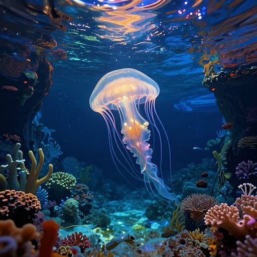 Van Gogh Inspired Underwater Dreamscape