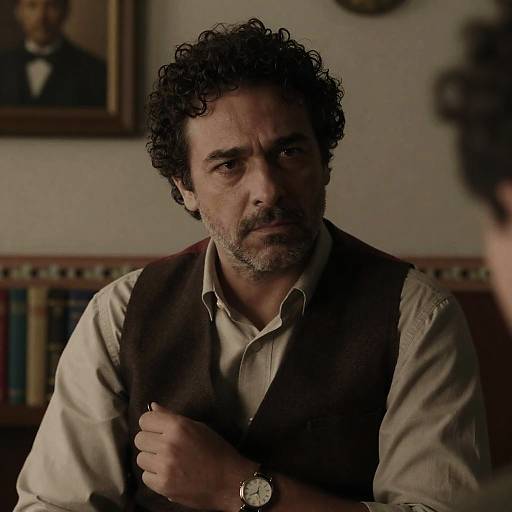 Portrait of a Rugged Middle-Aged Man