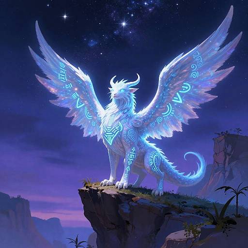 Mythical Apperes with Luminous Wings