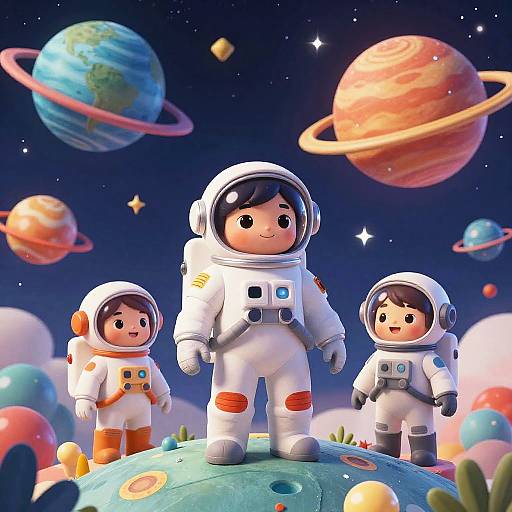 Whimsical Space Adventure for Kids