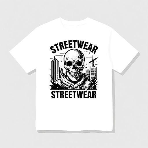 Post-Apocalyptic Streetwear T-Shirt Design