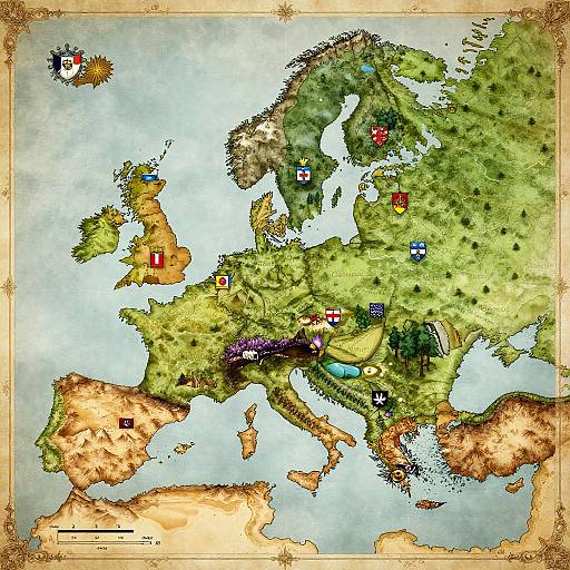 Mythical Kingdom Map Generator
