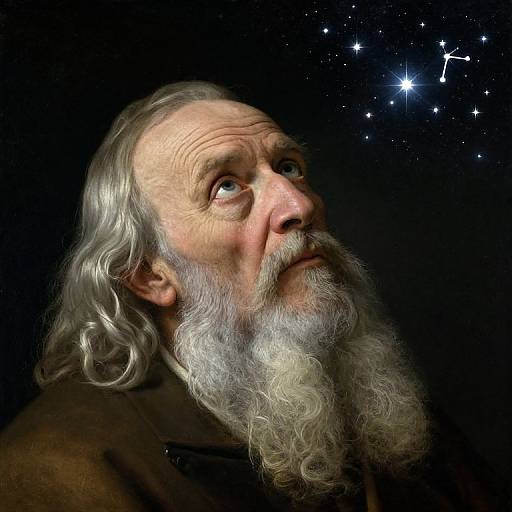 Mystical Portrait of an Aged Sage