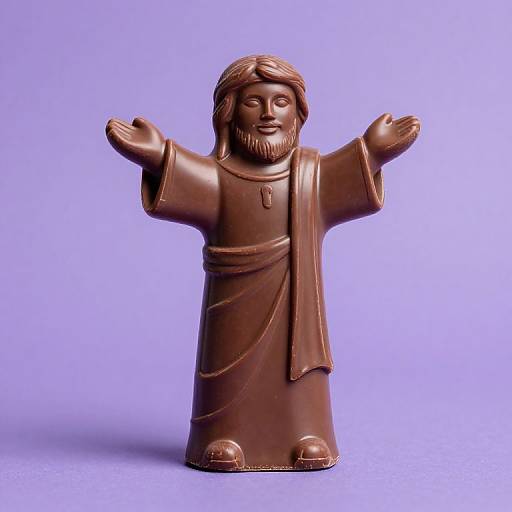 Chocolate Apostle Hovercraft Figurine
