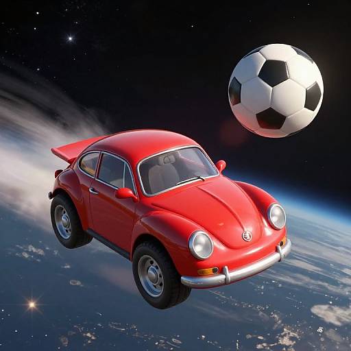 Exoplanet Rocket League Car Shot