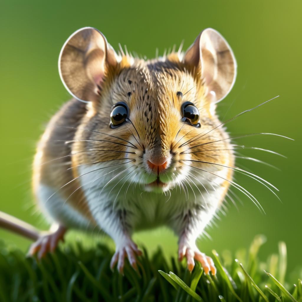 Whimsical Mouse in Monocle - UHD Photo