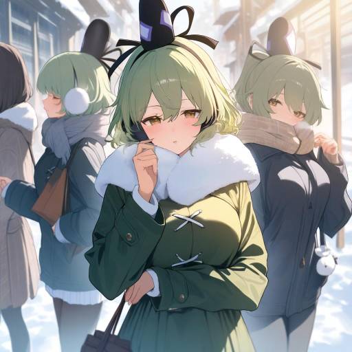 Colorful Characters in Winter Fashion