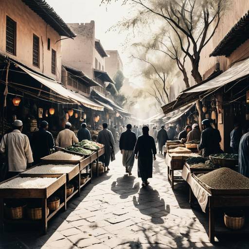 Traditional Marketplace in Marrakech