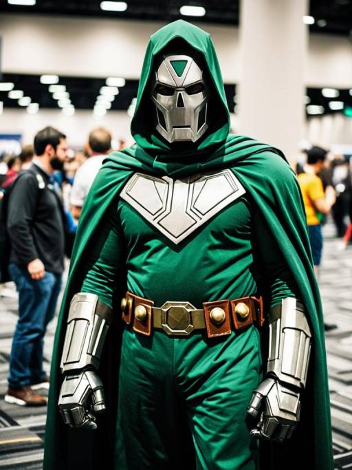 Candid Doctor Doom Cosplay Portrait