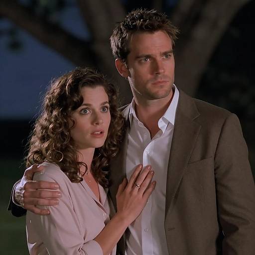 Intimate Night Scene of a Couple