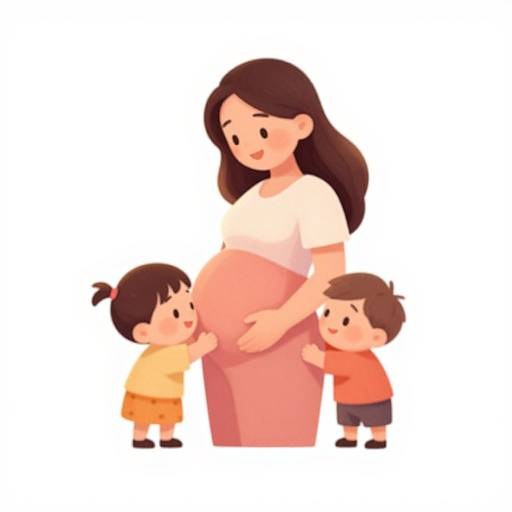 Vibrant Family Cartoon Illustration