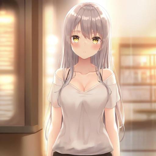 Casual Coffee Shop Portrait of a Girl