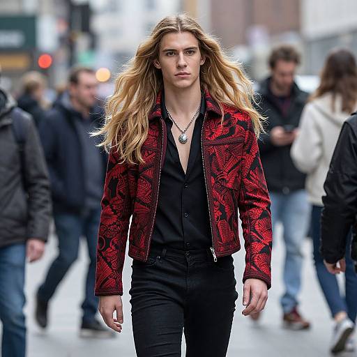 Confident Man in Stylish Citywear