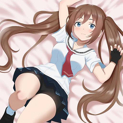 Illustration of Arihara tsubasa, cinderella series in the style of Redi (rasec asdjh)