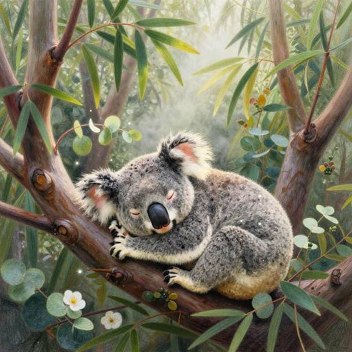 Sleepy Koala Herbalist in Misty Grove