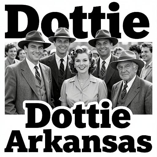 Vintage Style Poster for Dottie in Arkansas