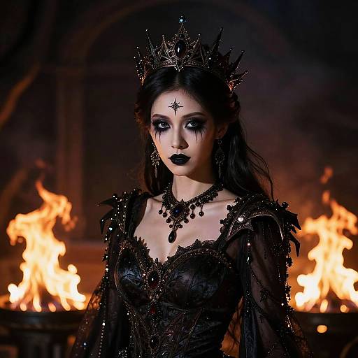 Enchanting Gothic Fantasy Portrait