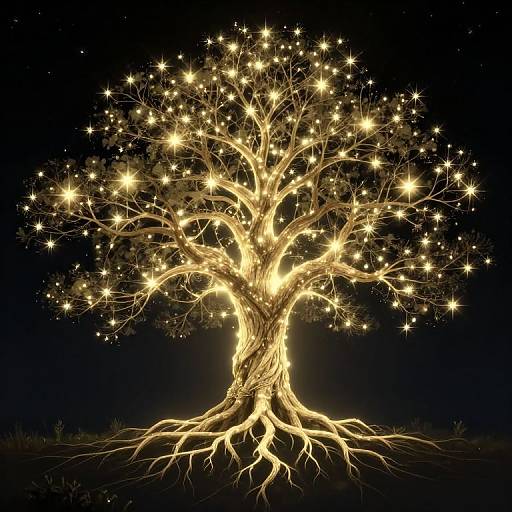 Luminous Celestial Tree of Wonder