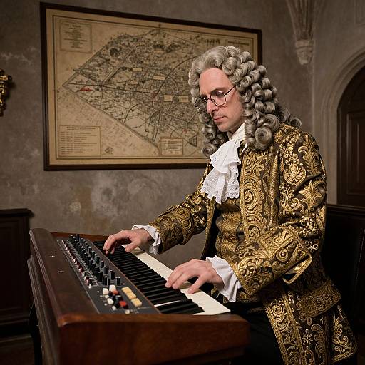 18th-Century Synth in Gothic Church