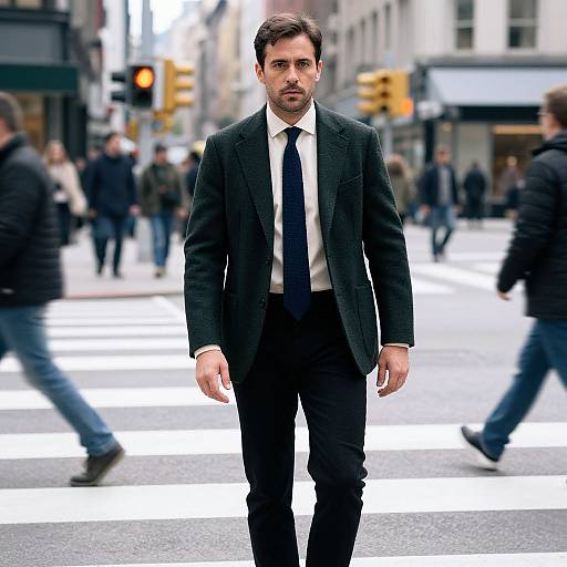 Confident Man in Urban Outfit