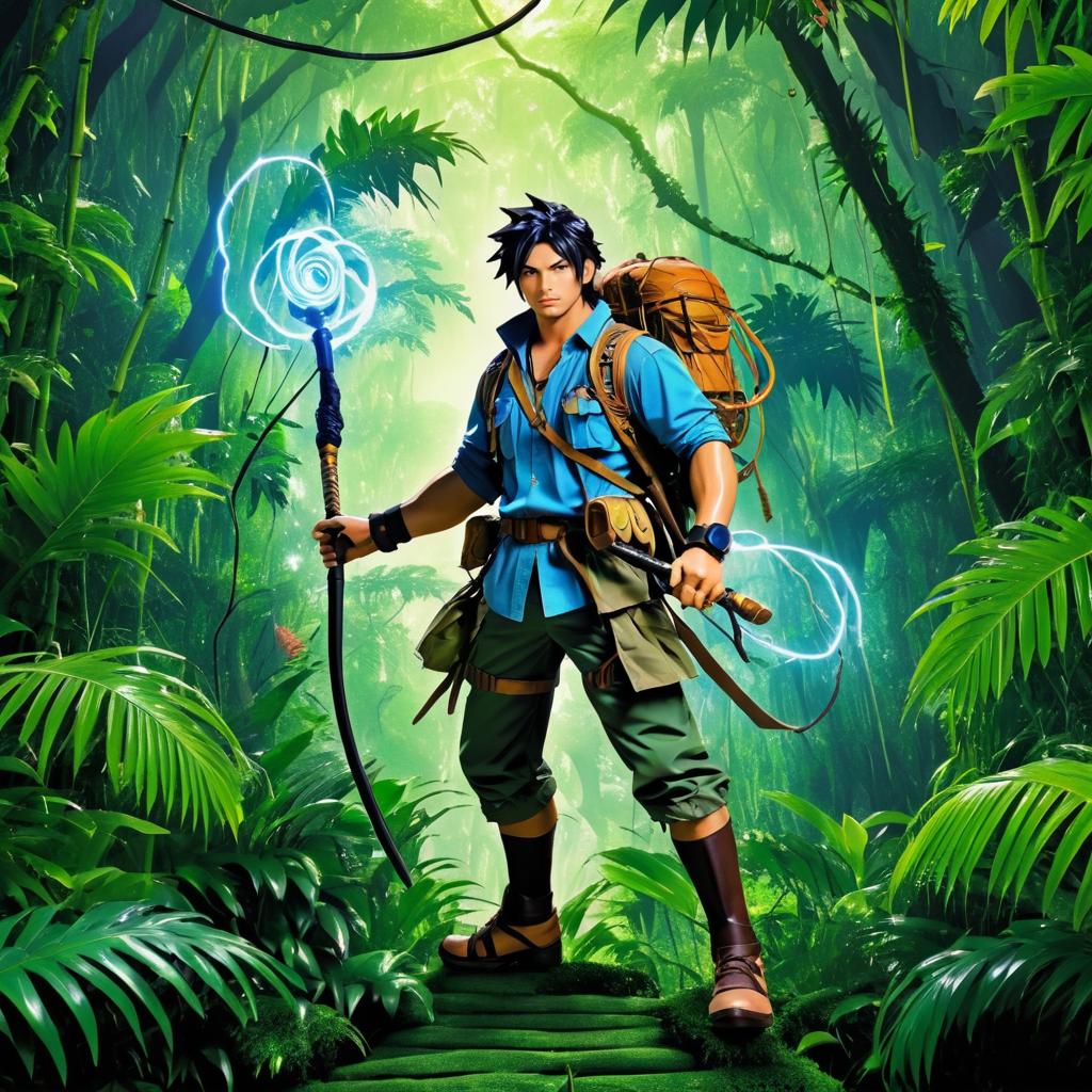 Legendary Beast Tamer in Enchanted Jungle