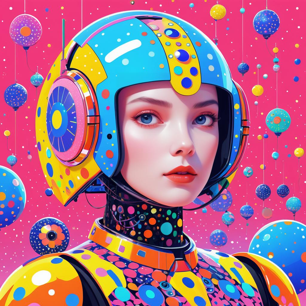 Futuristic Robot Sketch Inspired by Celebrities