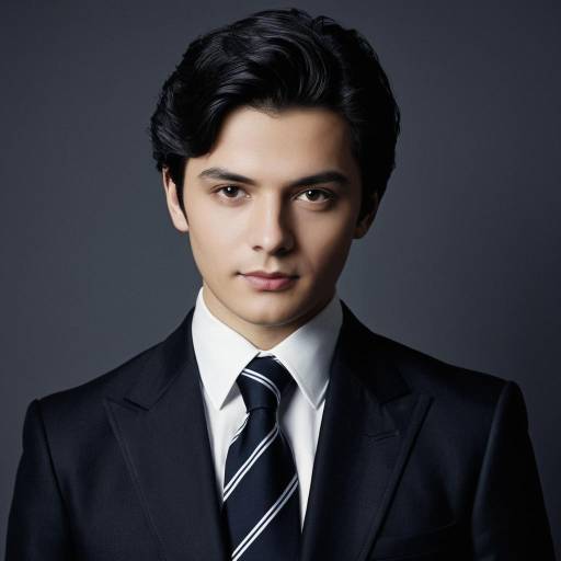 Elegant British Celebrity in Formal Attire