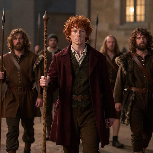 Young Leader in Rugged Ambience