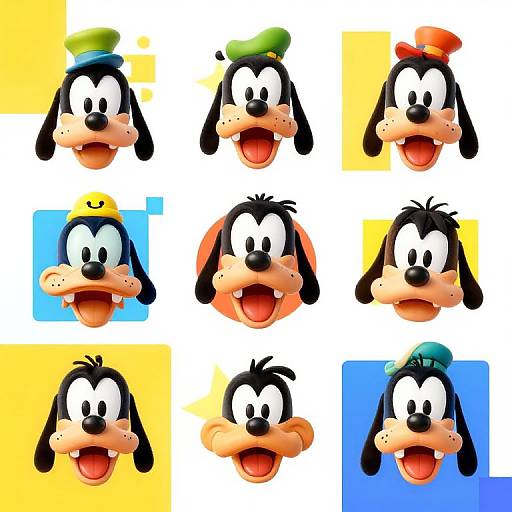 Surreal Goofy Logos with Playful Patterns