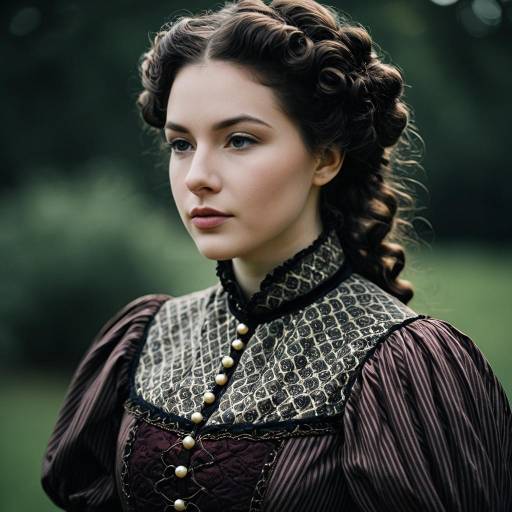 Renaissance Woman in Period Dress