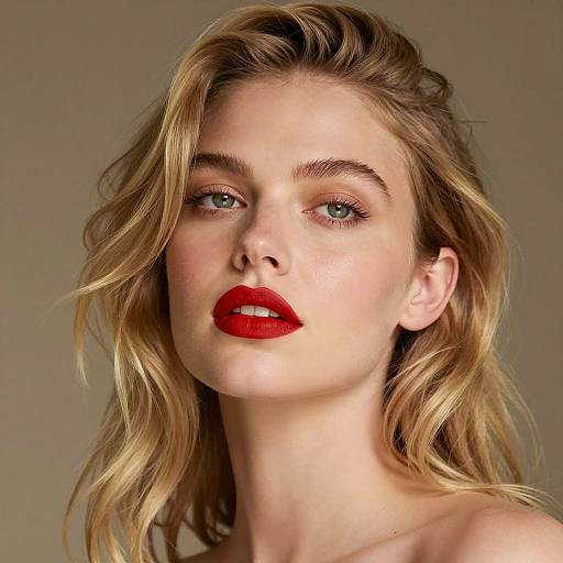 Seductive Portrait of a Fair-Skinned Woman