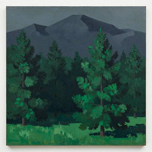 Photorealistic Emerald Mountain Landscape