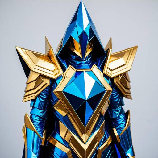 Bismuth-Inspired Metallic Cosplay Costume