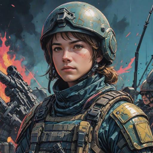 Manga Joan of Arc in Special Forces Gear