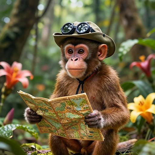 Pepe Monkey Explorer in Rainforest