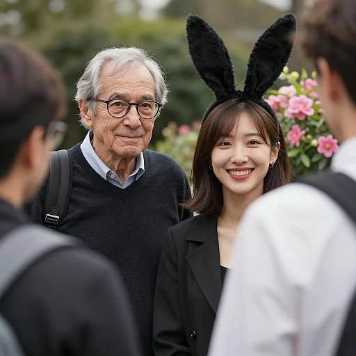 Cheerful Outdoor Portrait of Two Friends