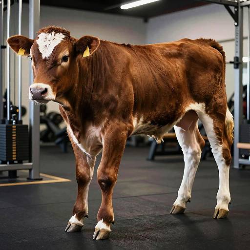 Powerful Athletic Female Calves