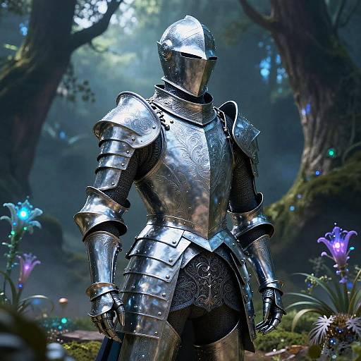 Mithril Armor in Enchanted Forest