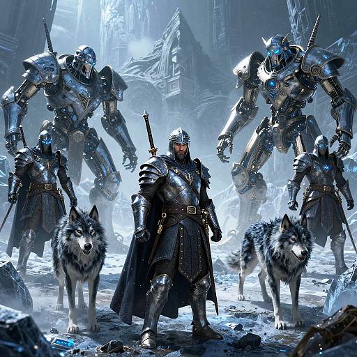 AI-Powered Icy Digital Battlefield