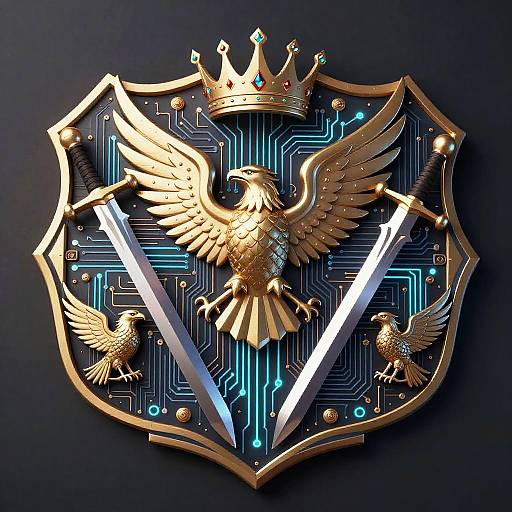 Futuristic Regal Family Crest Design