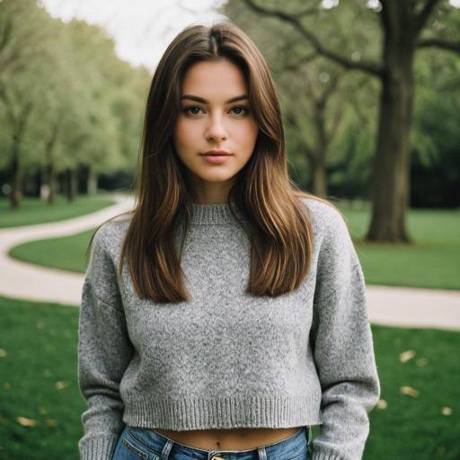 Realistic Portrait of a Young Woman